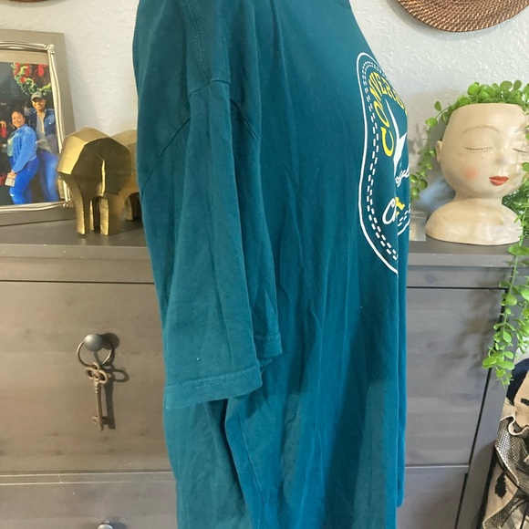 Like new Converse, teal colored short sleeve graphic tee XL - Picture 7 of 8
